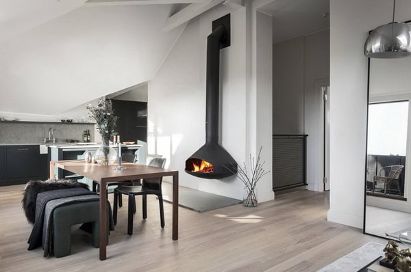 ▷ Chimeneas de leña modernas. Chimeneas de exterior.