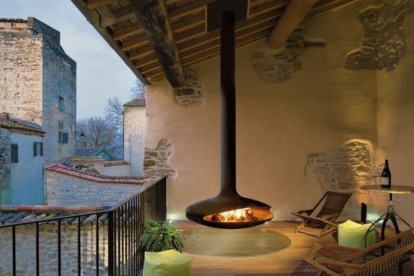 Chimeneas de leña de exterior