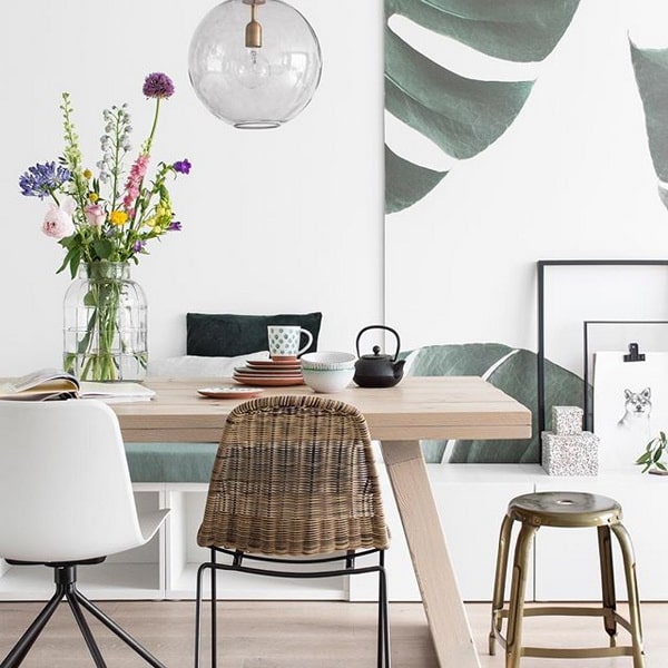 Fibras naturales en la decoración
