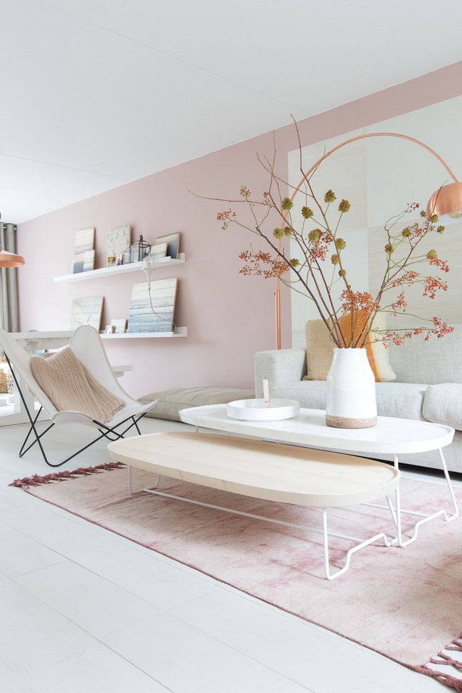 Rosa para la sala