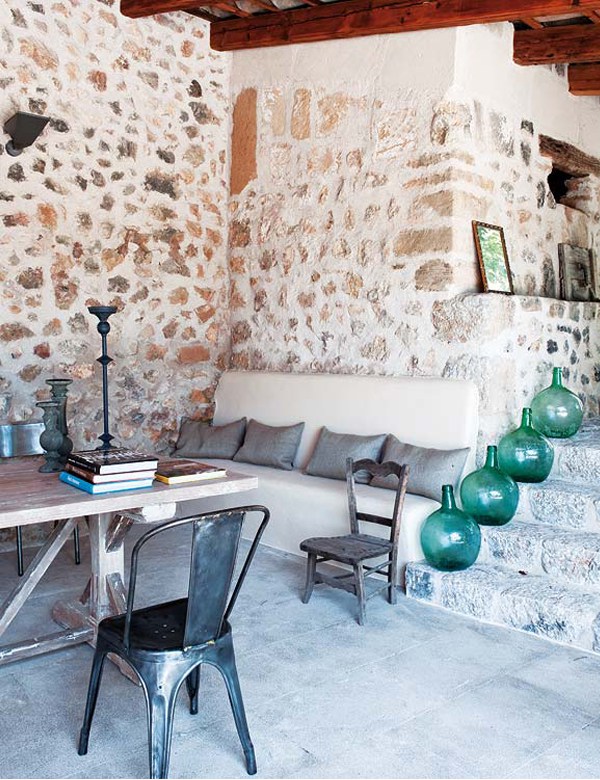 Damajuanas para decorar terrazas