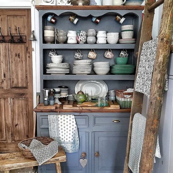 Mueble de almacenamiento con estilo rústico