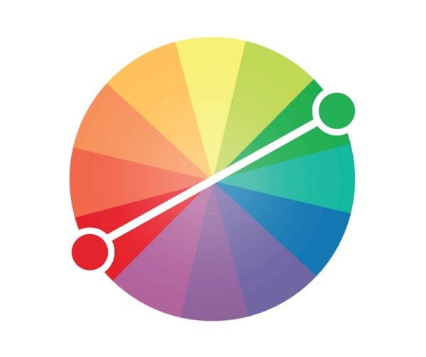 Esquema de colores complementarios
