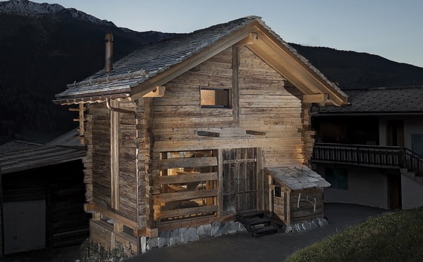 Fachadas de casas de campo en madera
