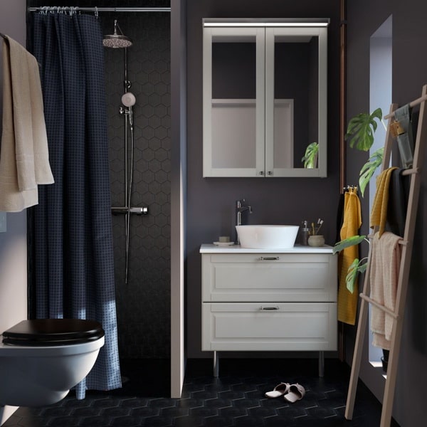 Baños modernos con muebles Ikea