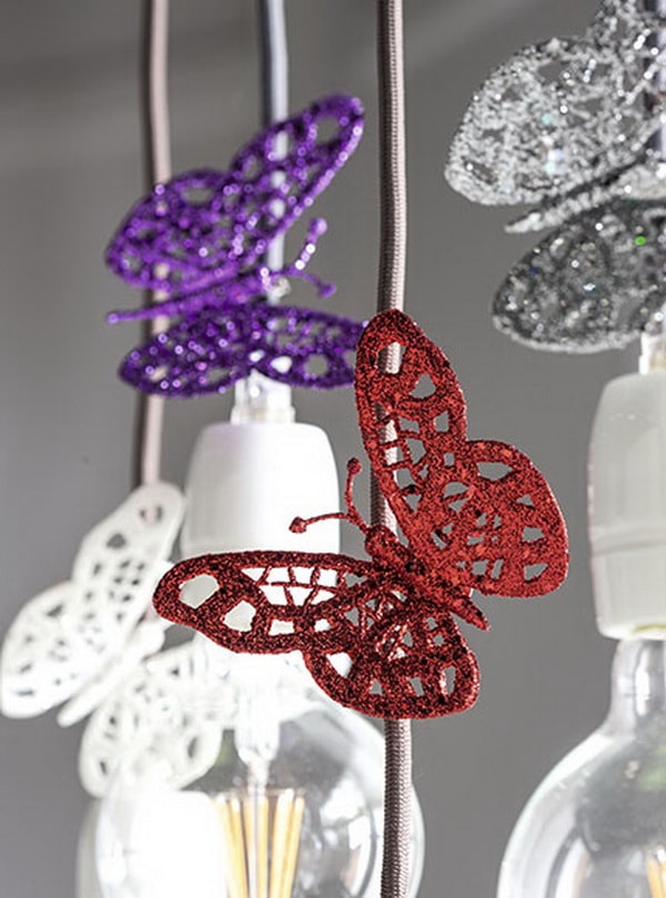 Mariposas navideñas