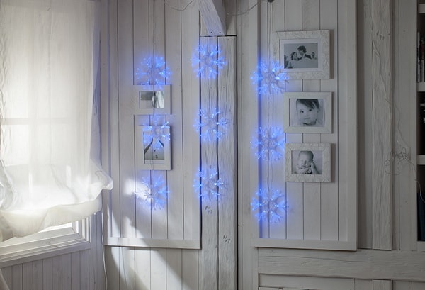 Cortinas luminosas de Navidad