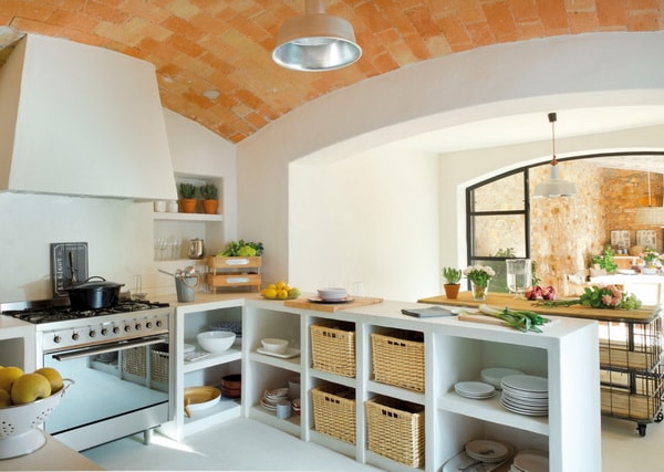 Cocinas rústicas de obra