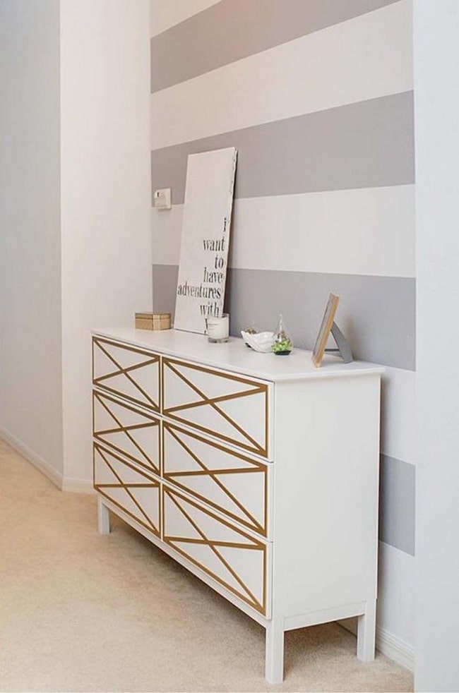 Mueble personalizado con Washi Tape