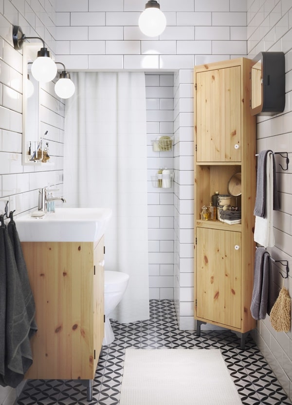 Muebles de baño de madera