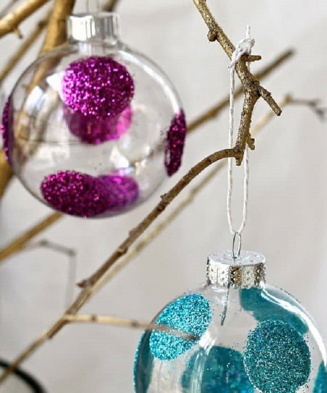 Adornos navideños caseros