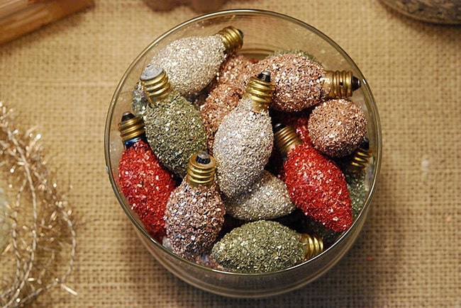 Adornos navideños caseros