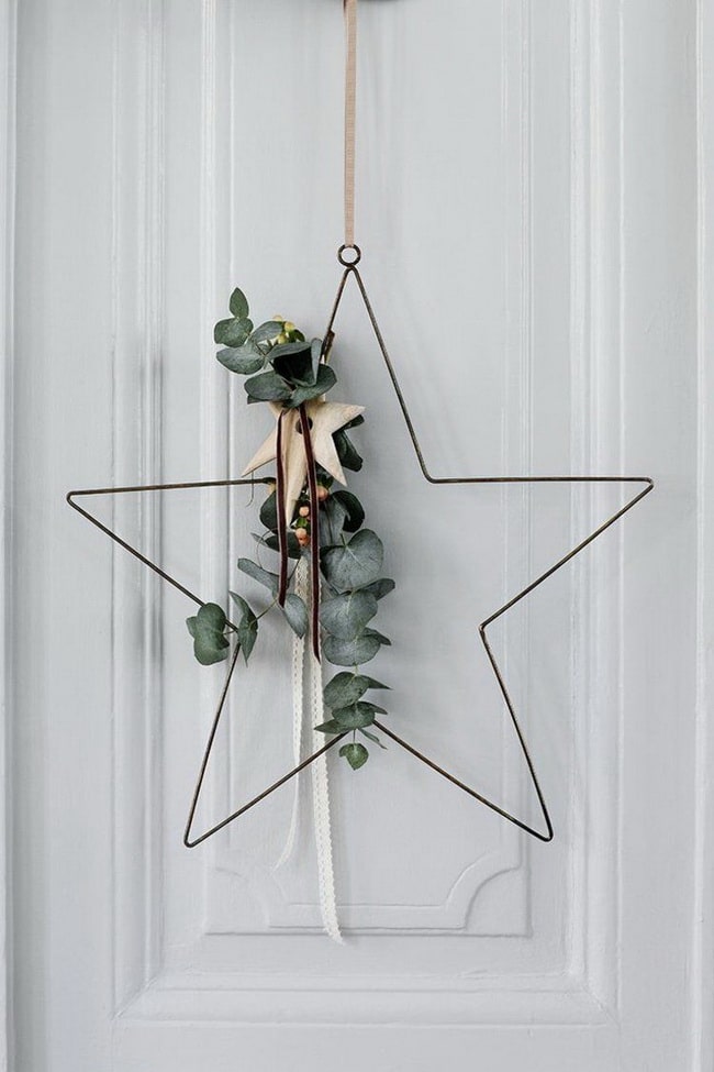 Adornos navideños con alambre