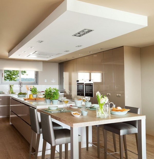 Campanas de cocina de techo