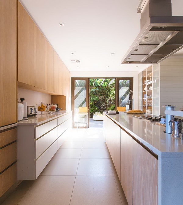 Cocinas modernas en paralelo