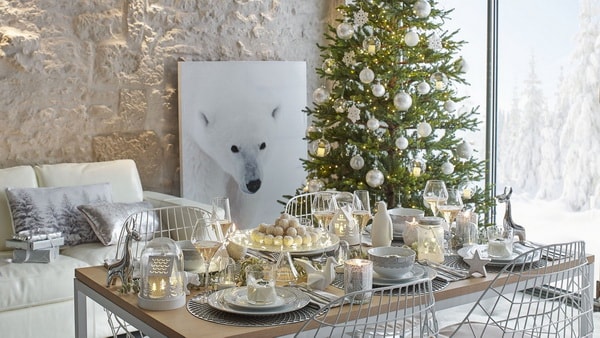 Decoración de mesas de Navidad