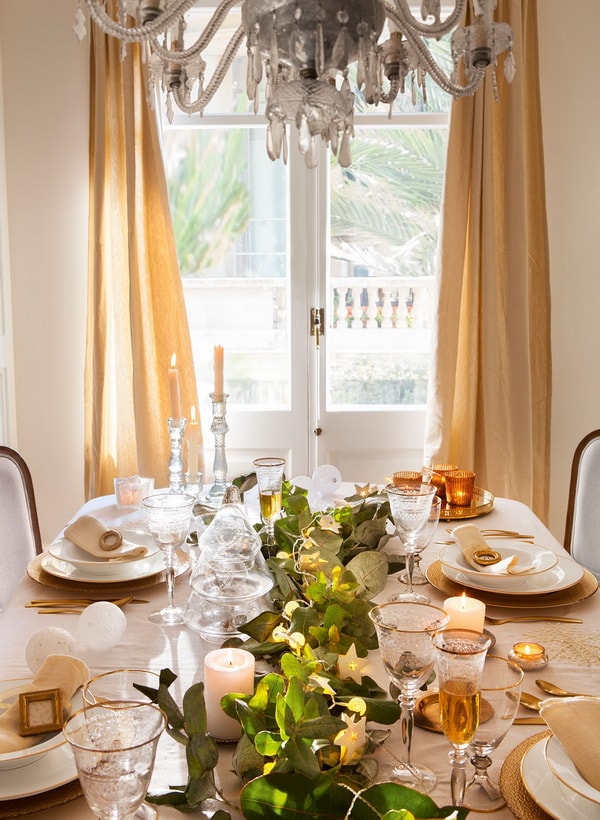 Decoración de mesas de Navidad