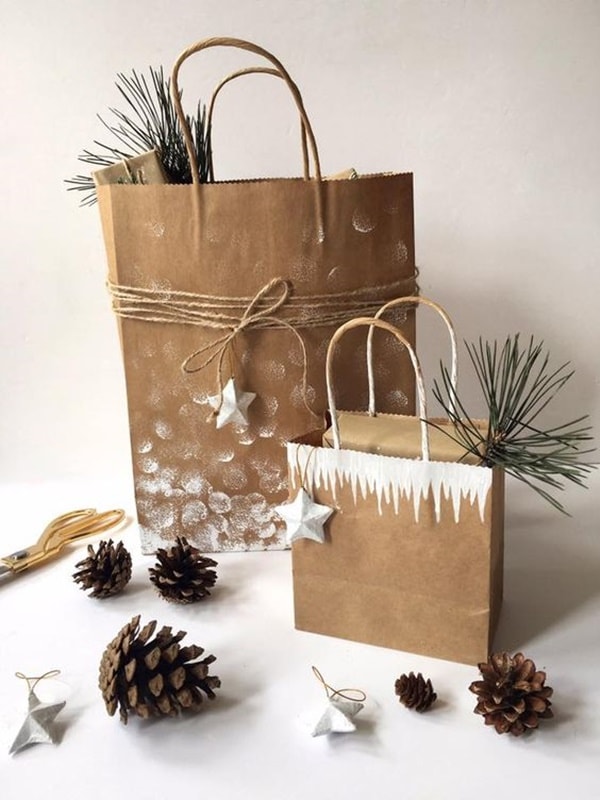 Regalos en bolsas de papel