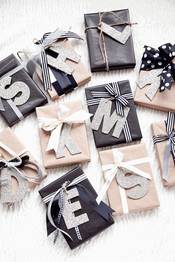 Regalos personalizados con letras