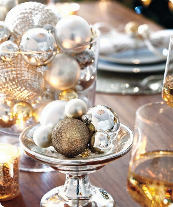 Centro de mesa navideño elegante