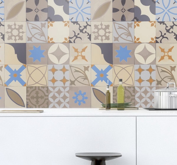 Vinilos cocina mosaicos vintage