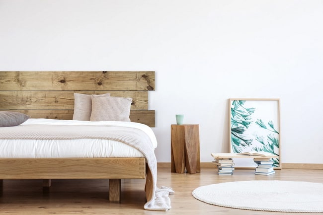 Cabeceros de cama de madera rústicos