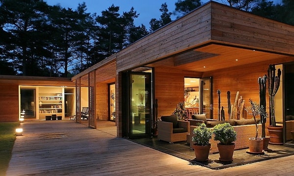 Casa prefabricada de madera