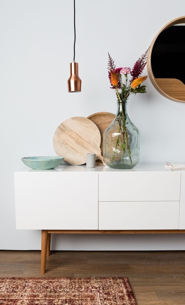 Decorar con damajuanas de vidrio