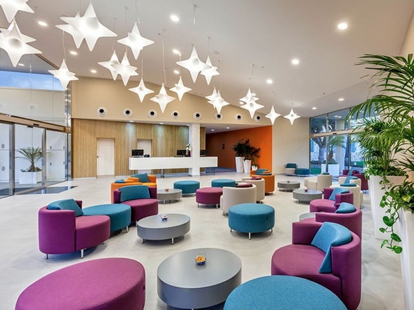 Muebles modernos para hoteles