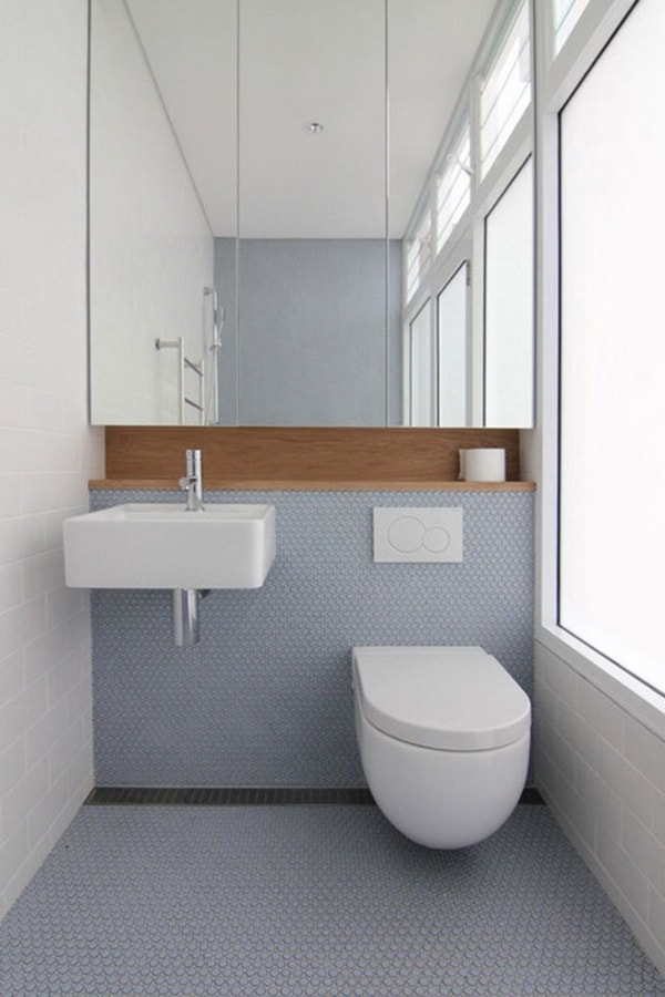 Espejos grandes para baños pequeños