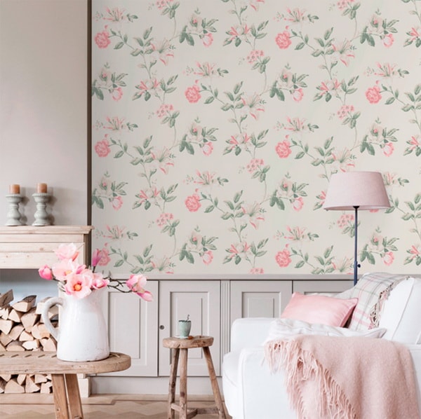 Papel pintado floral