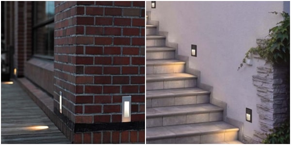 Balizas LED empotrables para exteriores
