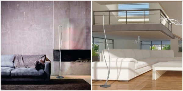 Lámparas de pie modernas LED