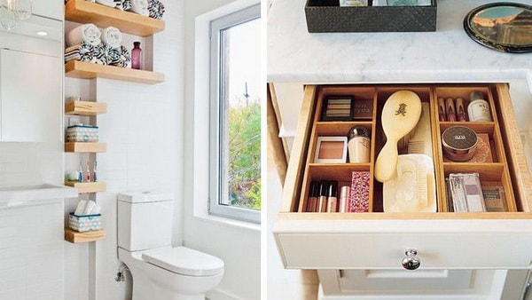Organizar baño con el método Konmari