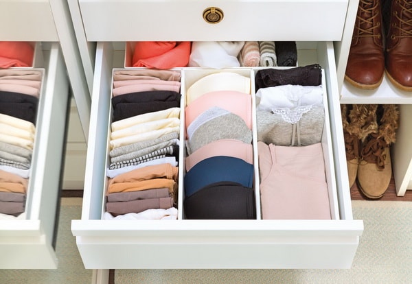 Organizar los armarios con el método Konmari