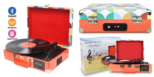 Comprar tocadiscos vintage maleta en Amazon