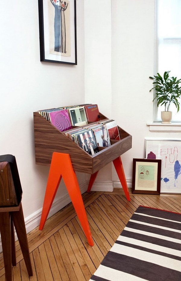 Muebles para organizar discos