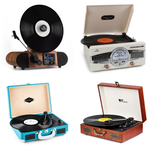 Tocadiscos vintage en Amazon