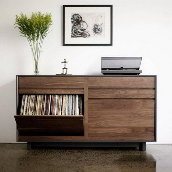Decoración con tocadiscos vintage