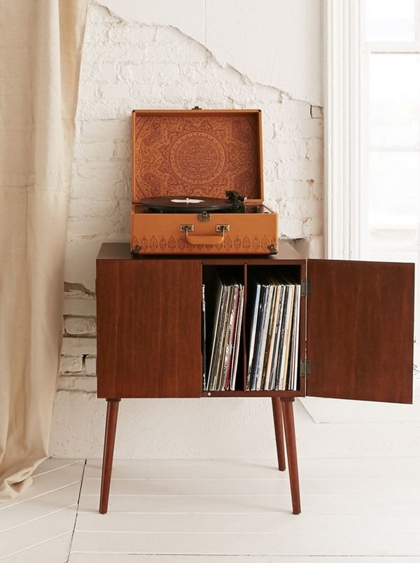 Muebles para tocadiscos vintage