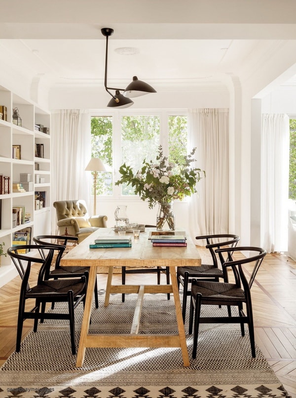 Ubicación de la mesa de comedor