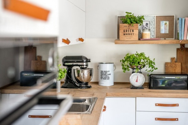 Encantadora cocina estilo nórdico