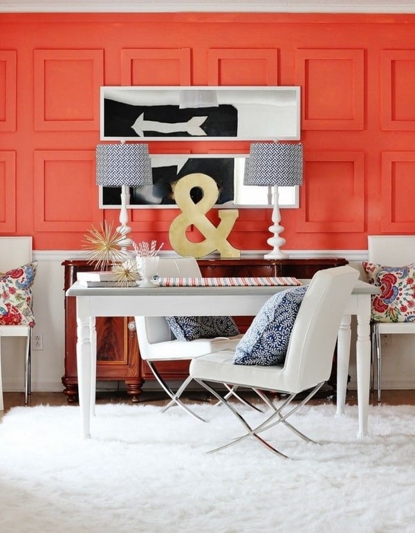 Living Coral para las paredes