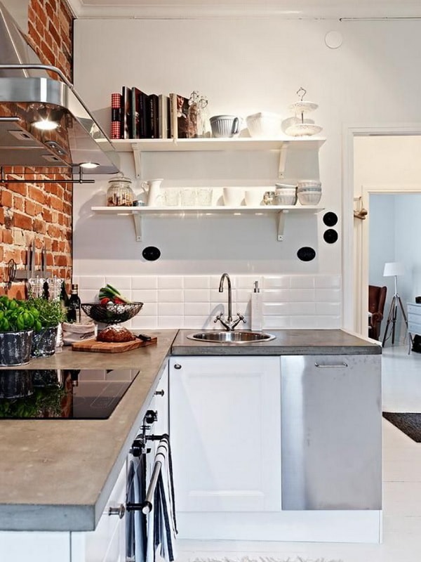 Mobiliario multifuncional para cocinas muy pequeñas