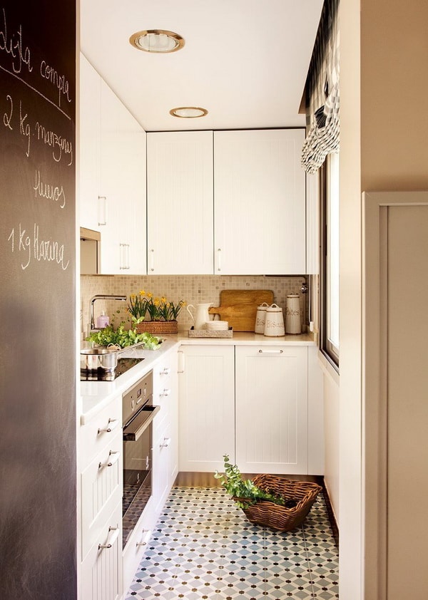 Pequeña cocina en "L"