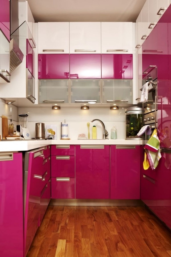 Frentes de cocina alto brillo