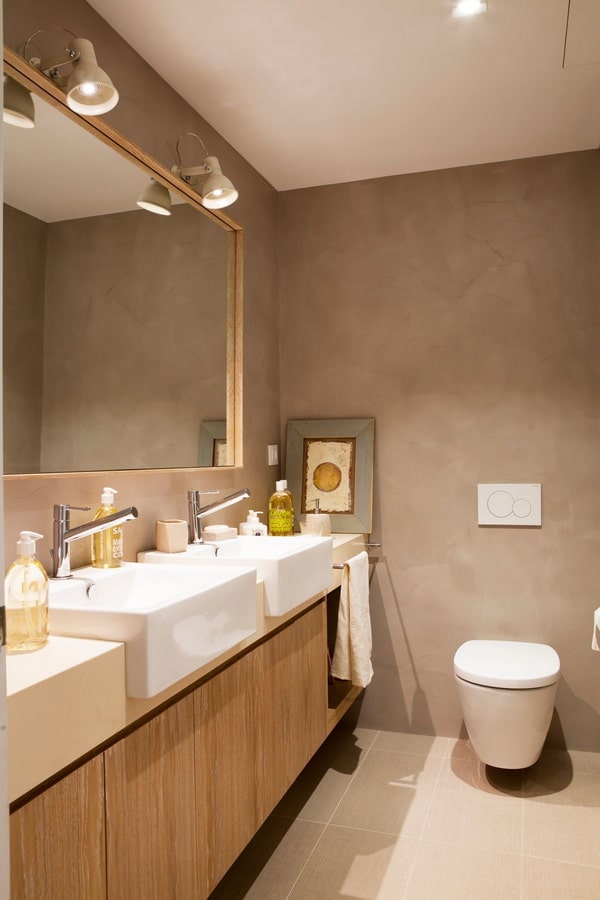 Muebles de baño en madera