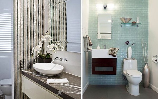 Vidrio para revestir paredes de baño