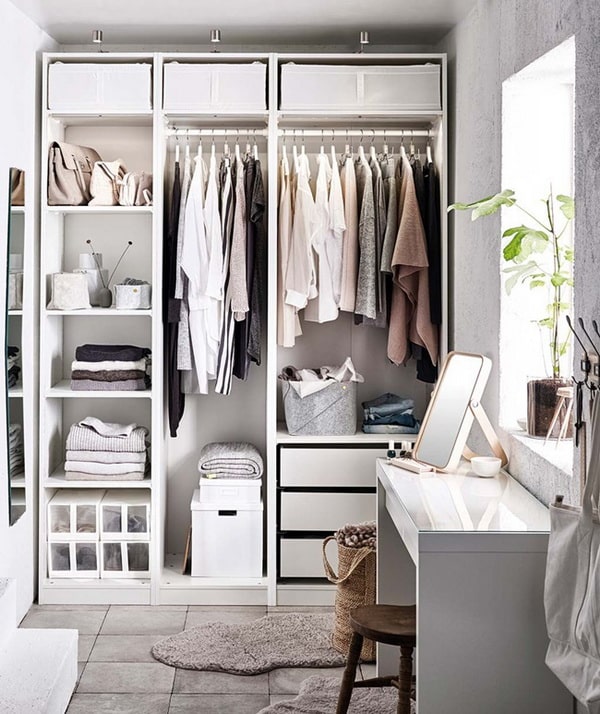 Ideas para vestidores pequeños