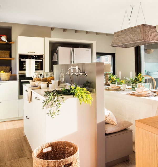 Ideas para cocinas abiertas al comedor